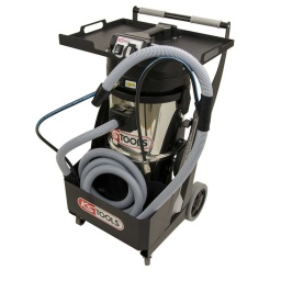 Centrale d'aspiration avec prise asservie électrique et pneumatique, flexible de 4,5M et décolmatage automatique
- Cuve inox 35L
- Moteur 1700w 1 by pass
- Debit d'air 230m/h dépression 2600mm H2O
- Niveau sonore 60db A