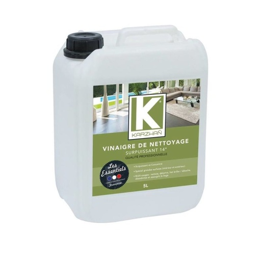 Vinaigre de nettoyage surpuissant 14° - bidon de 5L
