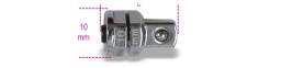 Adaptateur pour douilles 1/4" à déverrouillage rapide pour clés à cliquet 10 mm