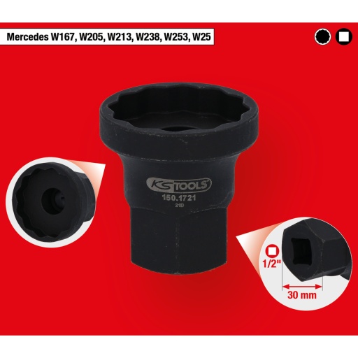 Douille de bras de suspension spéciale pour Mercedes 30 mm