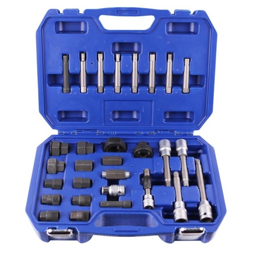 Coffret demontage poulies alternateurs debrayables 30pcs