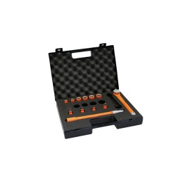 Coffret de douilles et accessoires 3/8'' isolés 1000V, 12 pièces
Isolation selon IEC 60900
Chrome Vanadium
Coffret en matière plastique robuste