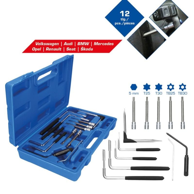 Coffret d'outils universel - 143 pièces