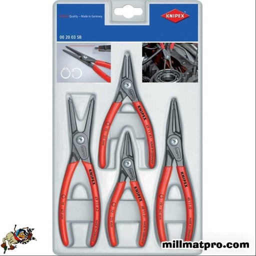 Composition 4 pinces circlips knippex