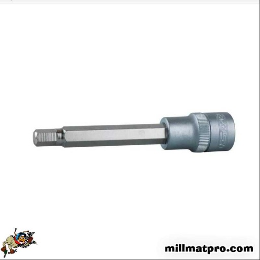 Douille tournevis longue 3/4" 6 pans, 22mm