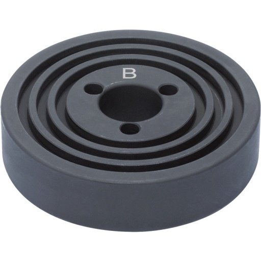 Butée étagée avec 3 trous, coté A + B du coffret 700.1550