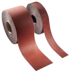 Rouleau toile abrasive 50mm x 50M grain P100
- Utilisation universelle sur les métaux ferreux et non ferreux et les différents types d’acier.
- Également adapté aux opérations sur bois, mastics, plâtres, vernis, etc. › Les grains plus gros sont indiqués pour les opérations de polissage de surfaces moins régulières.
- Les grains plus  ns sont indiqués pour les opérations de  finition plus délicates.