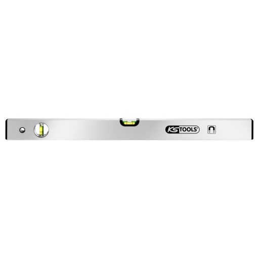 Niveau rectangulaire aluminium anodisé aimanté, 600 mm