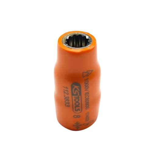 Douille isolée, 3/8'' - 8 mm