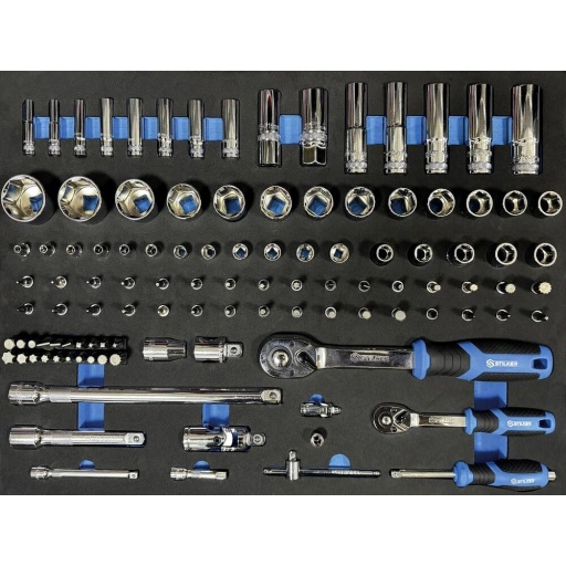 Module douilles 1/4 1/2 110 pièces pour mobilier Stilker