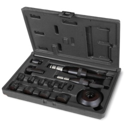 Kit universel pour le centrage des embrayages
Composants entièrement en métal
- 290x200x60 mm
Le kit comprend :
- des boîtes chaudes de centrage sur volant 
 10-12-14-15-16-17-19-25-27-30 mm
- 1 centreur couvercle embrayage
- 2 cônes de centrage disque embrayage
- 3 embouts guide filetés
- 2 centreurs à expansion
- 15÷19 mm
- 20÷27 mm