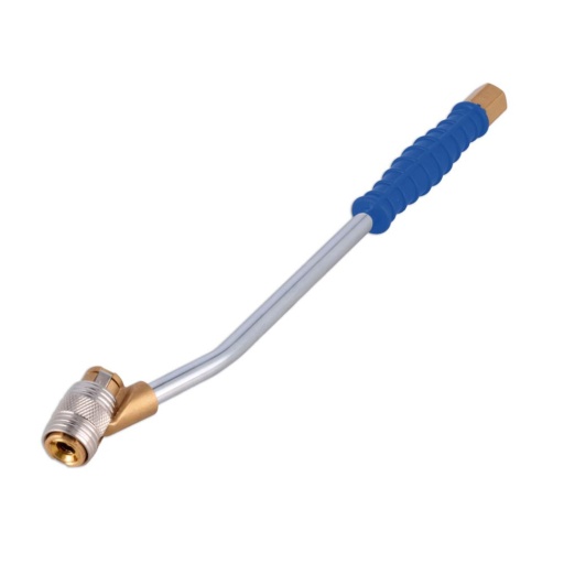 Connecteur de valve de pneu à double tête à verrouillage
