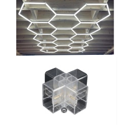 Connexion en X pour LED hexagone