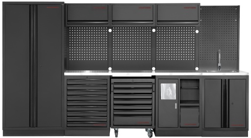 MOBILIO BLK SANITORY Mobilier d'atelier 4 éléments, inox