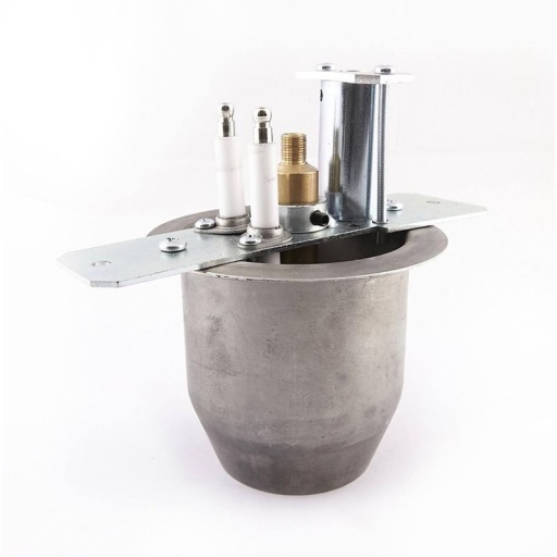 Tête de flamme avec bloc électrodes pour chauffage V40