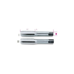 Tarauds à main métrique fin 2 passes
DIN 2181 UNI 4535
004330201 6X0,75	
004330202 7X0,75	
004330203 8X0,75	
004330204 8X1	8x1	
004330205 9X0,75	
004330206 9X1	9x1	
004330207 10X0,75	
004330208 10X1	
004330209 10X1,25	
004330210 11X0,75	
004330211 11X1	
004330212 11X1,25	
004330213 12X0,75	
004330214 12X1	
004330215 12X1,25	
004330216 12X1,50	
004330217 14X1	
004330218 14X1,25	
004330219 14X1,50	
004330220 16X1	
004330221 16X1,50	
004330222 18X1,50	
004330223 18X2	
004330224 20X1,5	
004330225 22X1,5	
004330226 24X1,5	
004330227 24X2