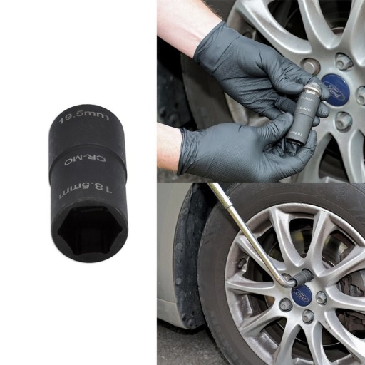 Douille à double extrémité pour écrou de roue endommagé de 18,5-19,5 mm