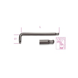 Clé mâle 6 pans à poignée en t haute performance 2.5mm - 153mm - qualité premium beta depuis 1939
