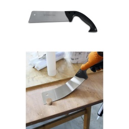 Scie japonaise à traction
Coupe précise, sans effort de traction, pour une finition plus nette et une sécurité accrue.

Caractéristiques :
- Lame flexible en acier (18 TPI) pour les bois durs, les panneaux stratifié et les coupes de haute précision sur les bois épais.
- Manche ergonomique en bi-matière, léger mais robuste
- Double trou de suspension, sur la lame et le manche.