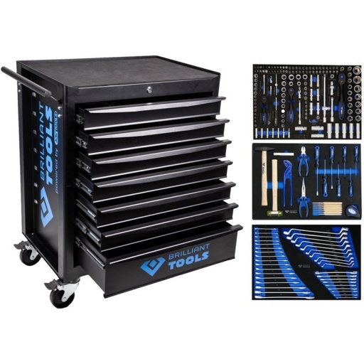 Servante 228 pièces 3 plateaux