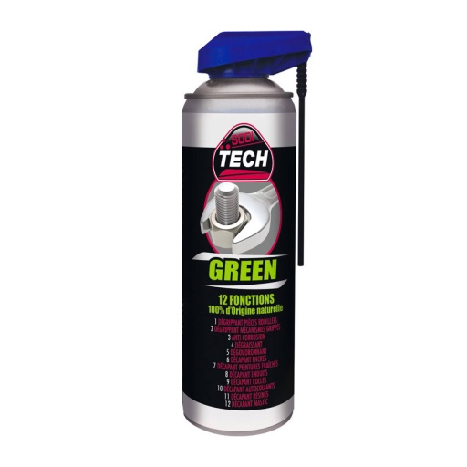 Dégrippant décapant GREEN 12 fonctions 100% D’ORIGINE NATURELLE 400ml