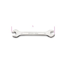 Clé à fourches polie chromée 6x7mm - long 120mm - uni-iso 10102 din 3110
- qualité premium beta depuis 1939