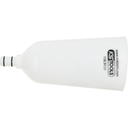 Id&eacute;al en combinaison avec un adaptateur pour un remplissage propre, professionnel et &eacute;cologique
Entonnoir sp&eacute;cialement &eacute;troit avec joint
Permet &agrave; l'aide d'un adaptateur un raccord direct et &eacute;tanche avec le trou de remplissage d'huile
Plus de remplissage long et fastidieux
Evite de perdre de l'huile ou de salir en coulant sur le bloc moteur ou le collecteur d'&eacute;chappement
Mati&egrave;re plastique sp&eacute;ciale
Syst&egrave;me de raccord extensible
A utiliser en combinaison avec un adaptateur

