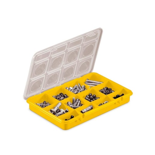 Boite de rangement visserie conso 12 cases