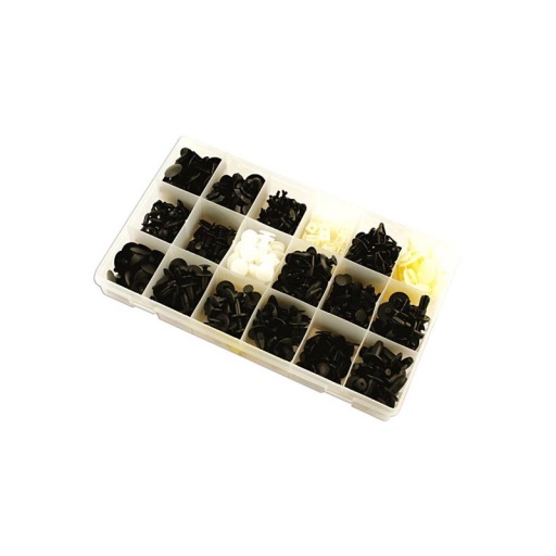 Coffret assortiment agrafes pour ford 415 pièces