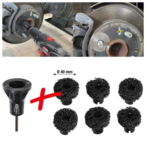 Jeu de disques à poncer les moyeux de roues Ø 40 mm 7 pcs