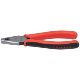 Pince universelle 
Garantie totale Drakkar
haute résistance
Durabilité
Acier chrome vanadium
Finition anti rouille 

Diamètre du fil acier: 2,5mm
Longueur: 180mm