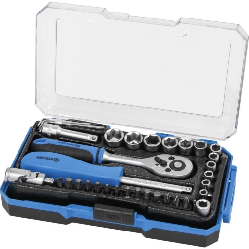 Coffret de douilles 1/4" 35 pcs