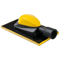 Design ergonomique pour un travail facilit&eacute;
Possibilit&eacute; de raccord &agrave; un aspirateur industriel pour l'aspiration de la poussi&egrave;re
Poign&eacute;e antid&eacute;rapante Soft Grip
Pour les travaux de pon&ccedil;age et de polissage
Fixation du papier par Velcro
Pour surfaces planes
