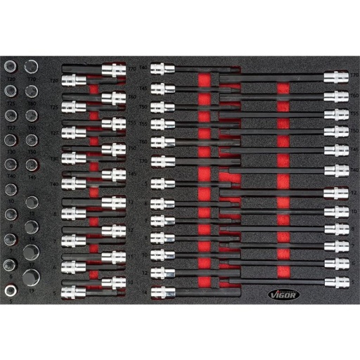 Module douille TORX-ALLEN , 62 pièces