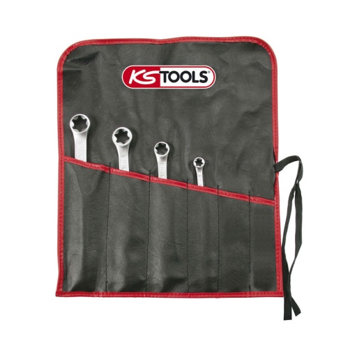 Jeu de 6 clés polygonales droites torx - en trousse