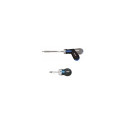 Lot de 2 tournevis cliquet réversible

- manche transformable. pour des serrages et desserages demandant plus de force

