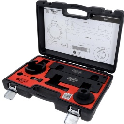 Jeu d'outils de r&eacute;glage moteur pour Opel 8 pi&egrave;ces
Code moteur Chevrolet:	
B 10 XE, LFV, LV7
Code moteur Opel:	
B 10 XE, B 10 XFL, B 10 XFT, B 10 XL, B 14 XE, B 14 XFL, B 14 XFT, B 14 XNT, D 10 XE, D 10 XFL, D 10 XFT, D 14 XFL, D 14 XFT
OE-Code Chevrolet:	EN-49073
OE-Code Opel:	EN-442261, EN-442262, EN-442265, EN-51298, EN-51367, EN-51632