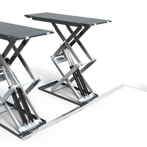 Pont double ciseaux double vérin avec sécurité mécanique 3T