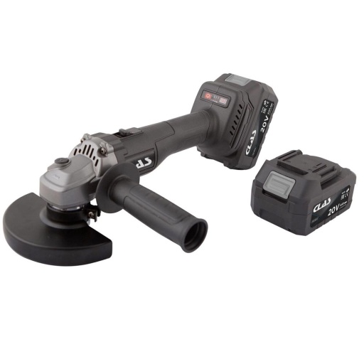 Meuleuse d'angle 125mm 20v brushless + 2 batteries 4ah + chargeur