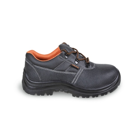 Chaussure basse en cuir pigmenté