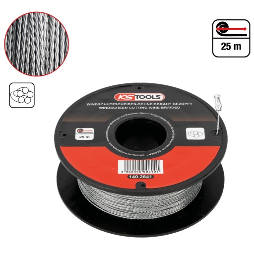 Fil de coupe fil tressé 0,8mm 25 m