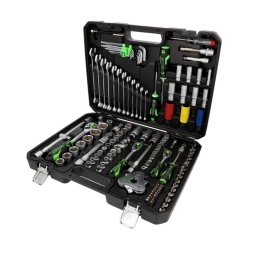 Coffret douille et cl&eacute; automobile 132 pi&egrave;ces