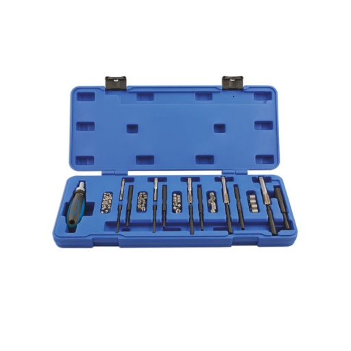 Coffret pour réparation de filetage m5 m6 m8 m10 m12 76 pièces