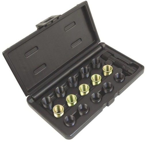 Coffret inserts ø14x125mm pour réparation bougies allumage