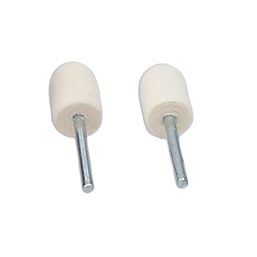 Jeu de pointes garnies de feutre 2 pièces