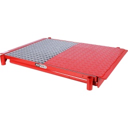 Pour fosses sans guidage par rails
Largeur 870-1150 mm
Grille antid&eacute;rapante
