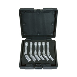 Coffret 6 douilles cardan 3/8"

- idéal pour acces difficiles
- coffret equipe de module mousse résistant aux hydraucarbures pour servante d'atelier
- composition
6 douilles 8-9-10-12-14-16mm 