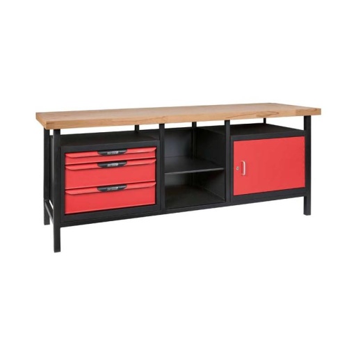 Etabli ks tools 2m 3 tiroirs + armoire