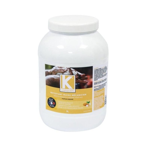 Nettoyant mains mécanicien beige parfum amande - pot de 3L