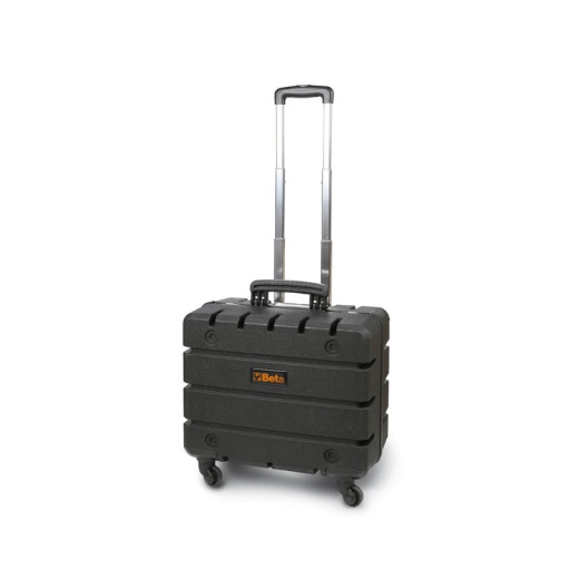 Valise porte outils en polypropylène avec 4 roues pivotantes